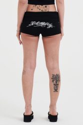 Ed Hardy Butterfly Stoffshorts - Black M Damen