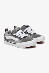 Vans Knu Skool Sneaker - Pewter + Grey + White EU36 Kids