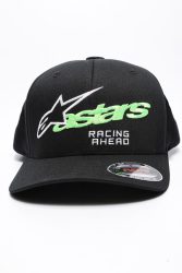 Alpinestars Entitled Flexfit Cap - Black + Green L/XL