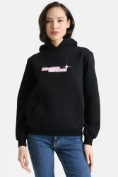 Miss Tee Kapuzensweatshirt - Black M Damen