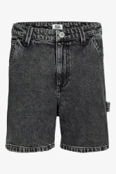 Jack & Jones Junior JJITONY JJCARPENTER Loose Fit Jeansshorts - Black Denim 140 Kids