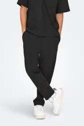 Only & Sons ONSPLI Plissee Hose - Black M Herren
