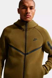 Nike Sportswear Tech Fleece Kapuzensweatjacke - Olive Flak L Herren