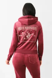 True Religion Samt Jacke - Cordovan S Damen