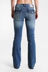 True Religion Becca Bootcut Jeans - Ghost Wave 24 Damen