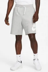 Nike Club Alumni Sweatshorts - Grey Heather + White XS Herren