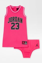 Jordan Baby-Kleid & -Höschen - Hyper Pink 18m