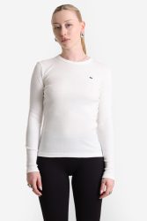 Lacoste Geripptes Langarmshirt - Flour 34 Damen