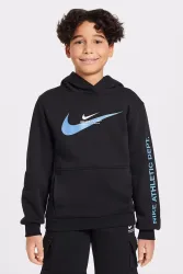 Nike Sportswear Fleece Kapuzensweatshirt - Black XL Kids