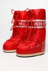 Moon Boot Icon Nylon Schneestiefel - Red EU35-38 Damen