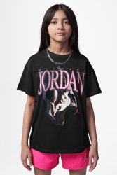 Jordan MJ Soar Oversize T-Shirt - Black S Kids