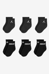 Jordan Sechserpack Baby Socken - Black EU16-17