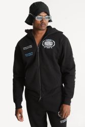 Hoodrich Oversize Kapuzensweatjacke - Black M Herren