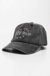 Pica Pica Strapback Cap - Washed Black Einheitsgroesse Damen