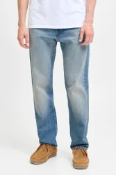 Jack & Jones Chris Relaxed Fit Jeans L32 - Blue Denim 30/32 Herren