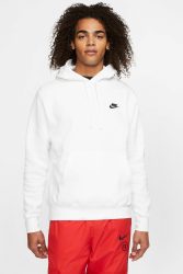 Nike Sportswear Club Fleece Kapuzensweatshirt - Weiss XS Herren