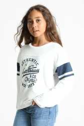 Levi's Varsity Sweatshirt - Blanc de blanc 12 Kids