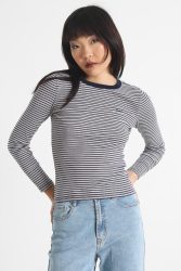 Levi's Essential Langarmshirt - Navy Blazer XS Damen
