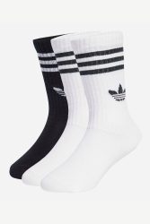Adidas Originals Dreierpack Socken - White + Black EU34 Kids