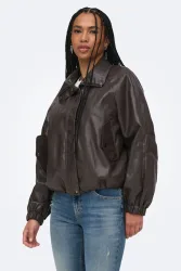 Only - Jacke, für Damen, Grau, Größe L