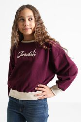 Jordan Meta-Enchantment Cosy Fleece Sweater - Bordeaux XL Kids