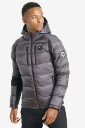 Comme des Loups Avoriaz beheizbare Pufferjacke - Anthrazit S Herren