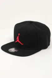 Jordan Snapback Cap - Black + Gym Red Einheitsgroesse