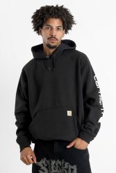 Carhartt Workwear Graphic Oversize Kapuzensweatshirt - Black M Herren