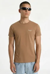 Pepe Jeans T-Shirt - Biscuit Beige M Herren
