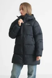 Columbia Puffect II Mid Puffermantel - Black L Damen