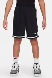 Nike Mesh Shorts - Black + White L Kids