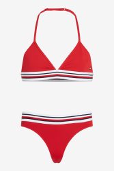 Tommy Hilfiger Kids Triangel Bikini - Primary Red 10-12 Kids