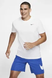 Nike T-Shirt - White M Herren