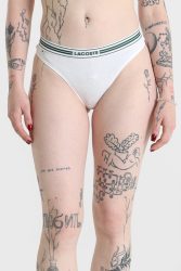 Lacoste String - White M Damen