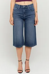 Tally Weijl Jeans Bermudashorts - Medium Blue Denim 36 Damen