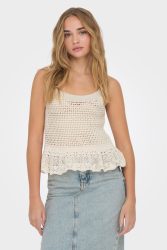 Only ONLMARY Häkel Top - Birch XS Damen