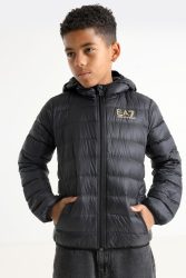 EA7 Emporio Armani Leichte gesteppte Daunenjacke - Black 10 Kids