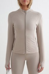 AIM'N Damen Jacke Sense Zip beige | XS