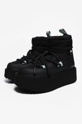 Inuikii Technical Gefütterte Plateau Stiefelette - Black EU39 Damen
