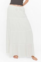 Tally Weijl Strukturierter Maxirock - Offwhite XS Damen