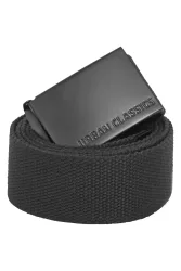 Urban Classics Webband-Gürtel - Black Einheitsgroesse Herren