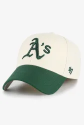 47 Brand Scratchback Cap - Light Beige + Dark Green Einheitsgroesse Herren