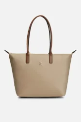 Tommy Hilfiger, Tommy Hilfiger - Tote-Bag, für Damen, Beige, One Size