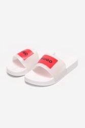 Hugo Red Pantoletten - Holographic + White EU37 Kids