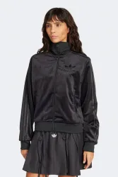 Adidas Originals Samt Jacke - Black S Damen