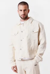 Project X Paris Trendy strukturierte Jacke - Offwhite L Herren