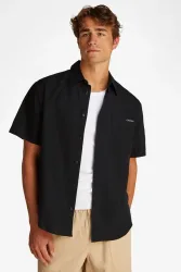 Calvin Klein Jeans Leinenhemd - Black M Herren
