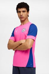 Puma Manchester City Mesh T-Shirt - Fluro Pink L Herren