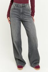 Tally Weijl High Waist Wide Leg Jeans - Grey Denim 32 Damen