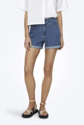 Only - Shorts, für Damen, Blau Denim, Größe S